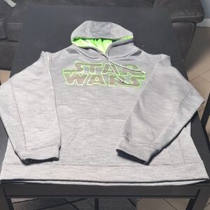 Star Wars Gray and Neon Green Hoodie Size 2xl XXL